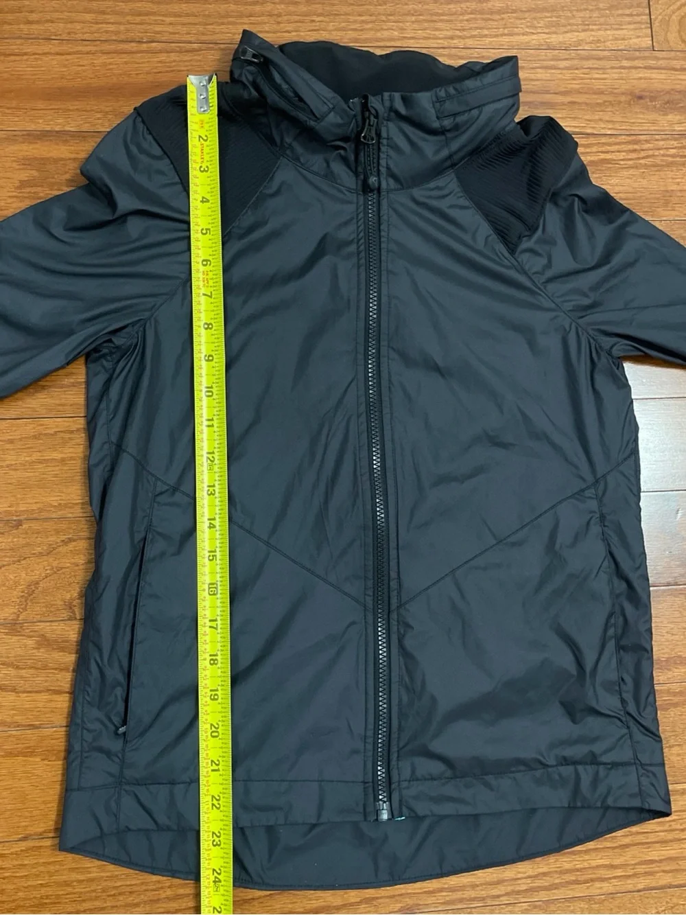 Ivivva By Lululemon Hooded Jacket - size 14 Dark Gray Lightweight Lined